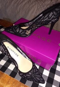 Rampage Black Heels